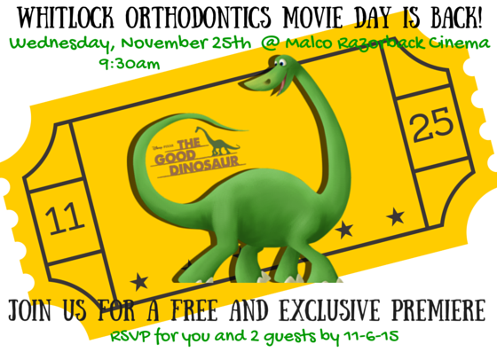Whitlock Ortho Patient Appreciation Movie Day '15 #WhitlockOrtho #RockYourSmile